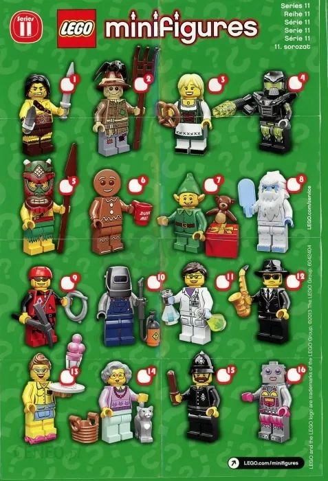 

Lego 71002 Minifigures 11 Instrukcja Spis Now