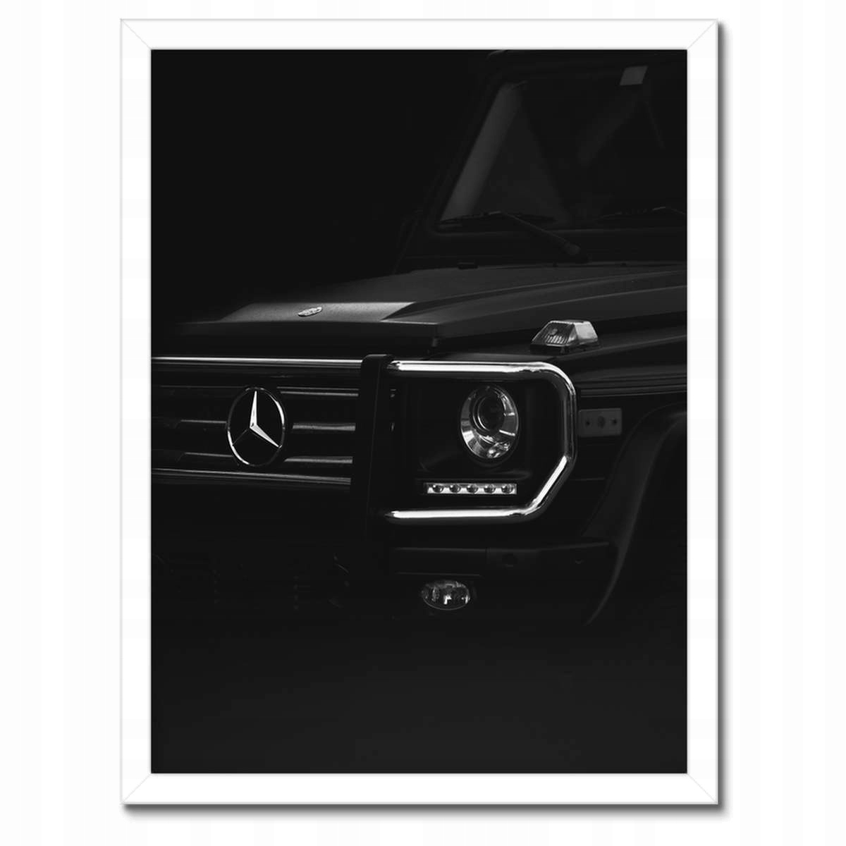 Plakáty v rámu 30x40 Mercedes černý terénní