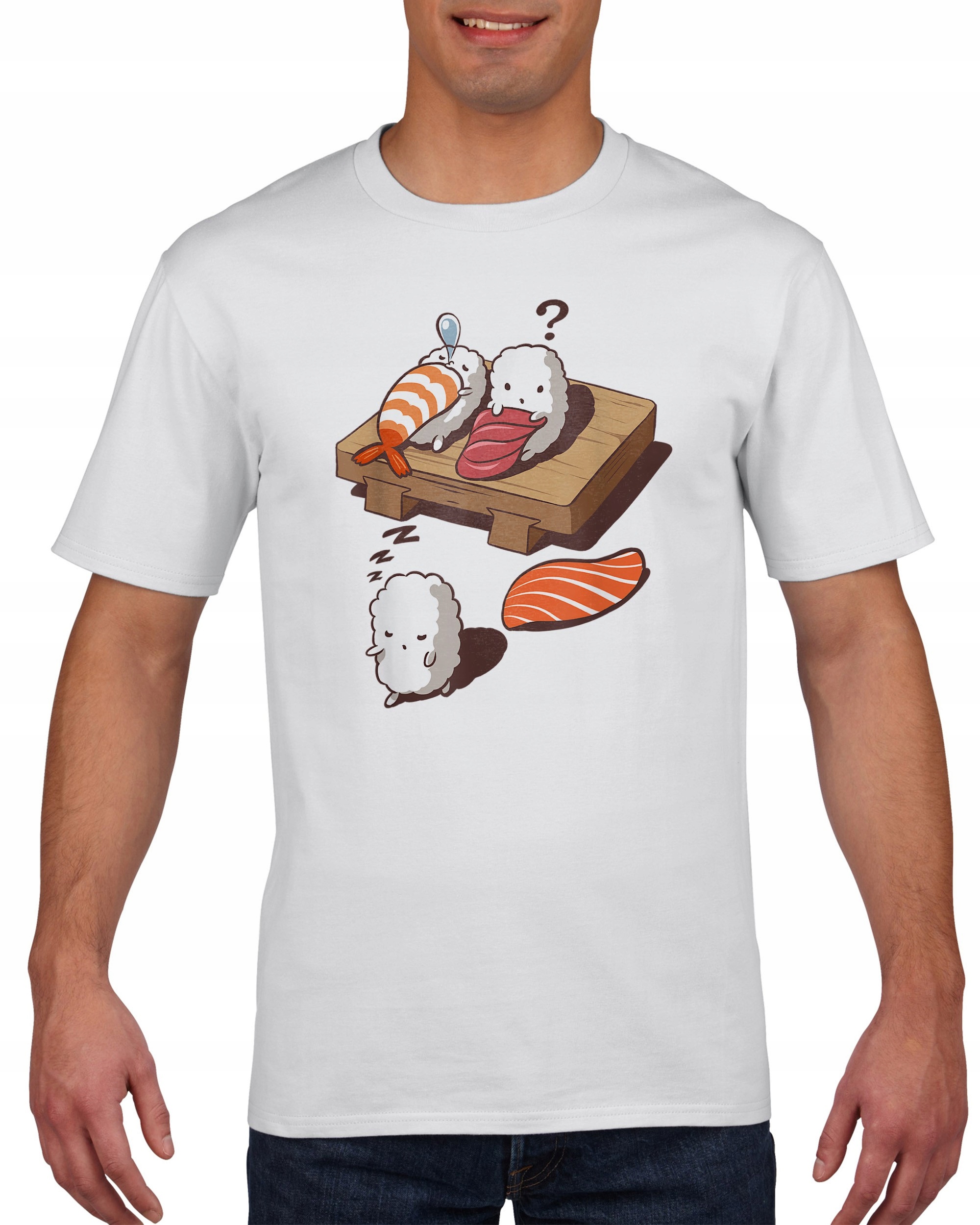 

Koszulka męska Śpiące sushi lunatykowanie L