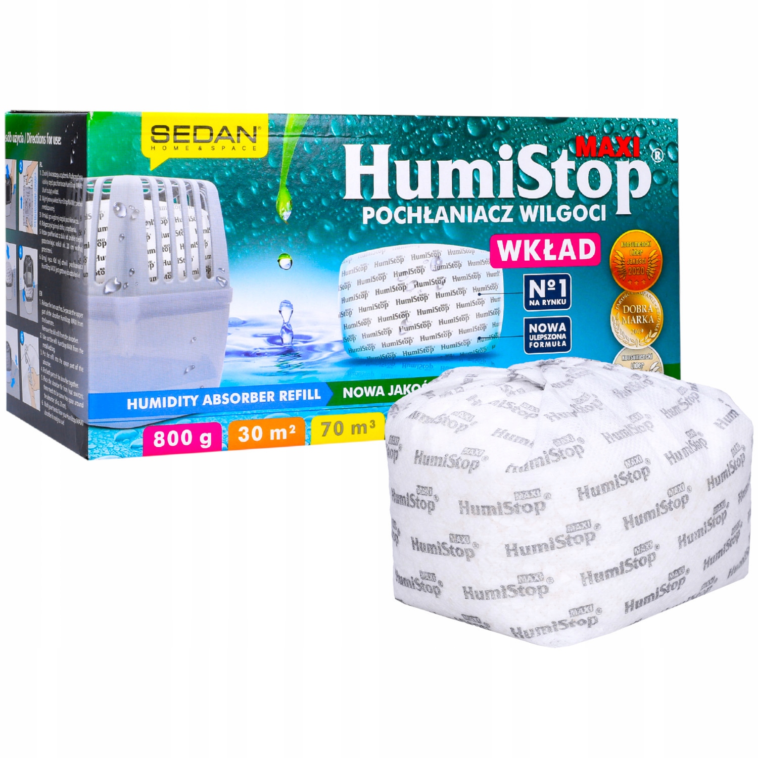 

Pochłaniacz Wilgoci Humistop Wkład Zapas