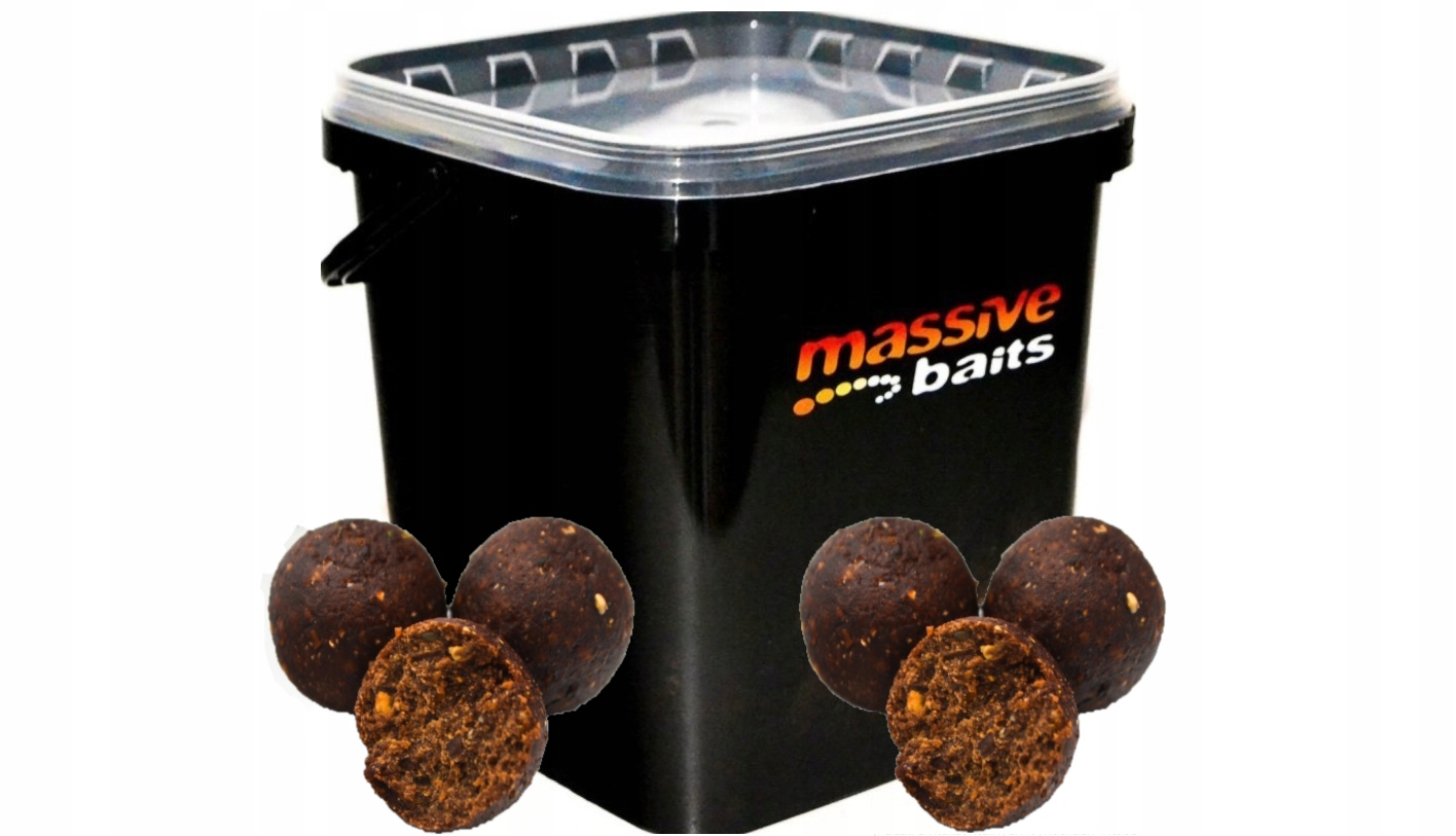 Kulki Proteinowe Zanętowe Massive Baits Crayfish Rak 18mm Boiles Wiadro 3kg