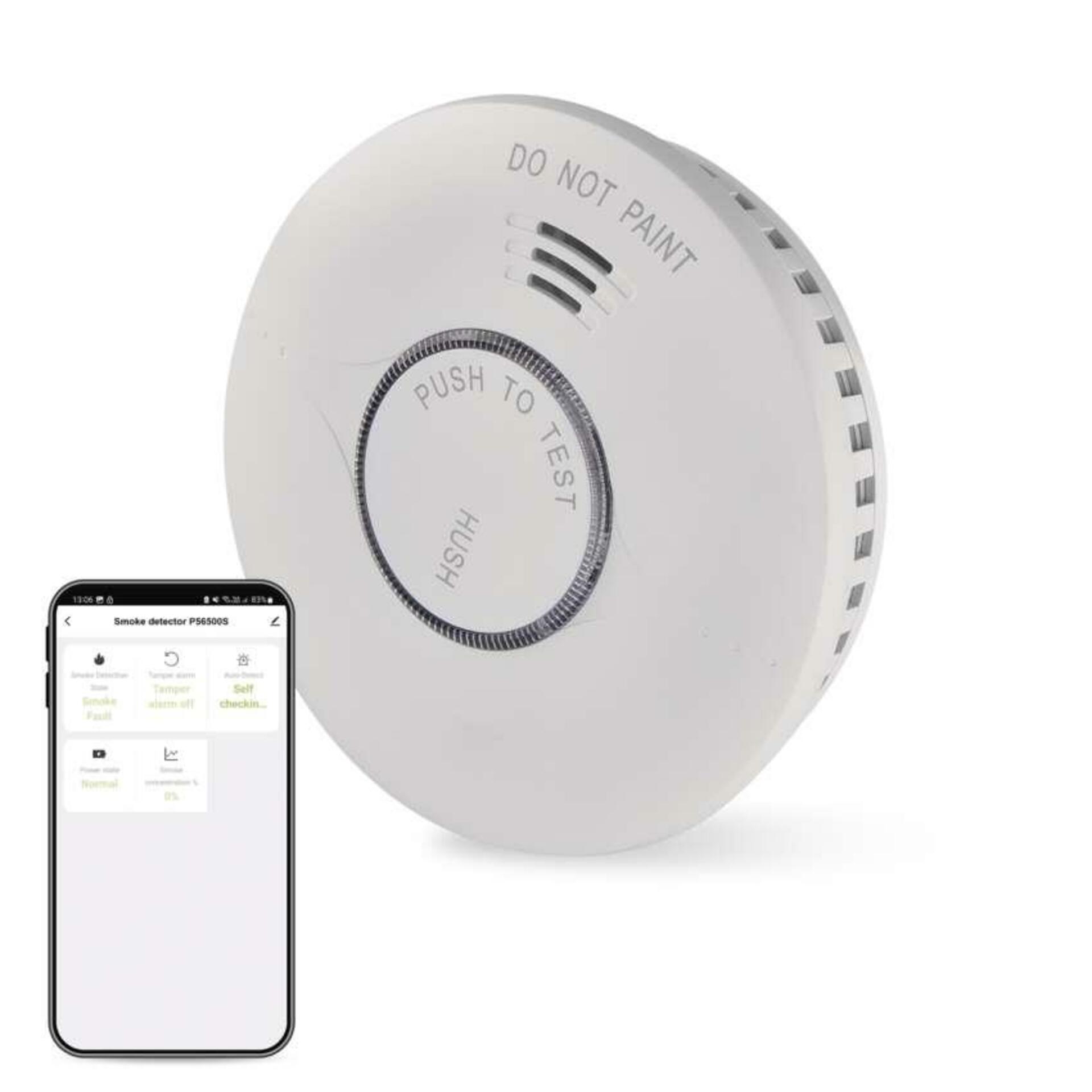 Detektor kouře Emos GoSmart WiFi P56500S TS380C-HW IP20