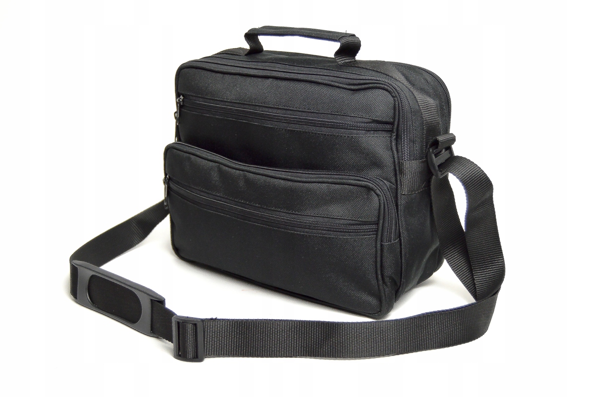 ZGRABNA MOCNA TORBA MĘSKA NA RAMIE LISTONOSZKA PL Materiał dominujący codura