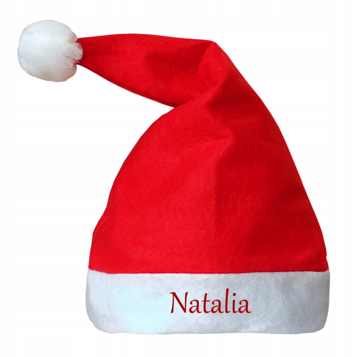 

Czapka Mikołaja nadruk z Twoim imieniem,