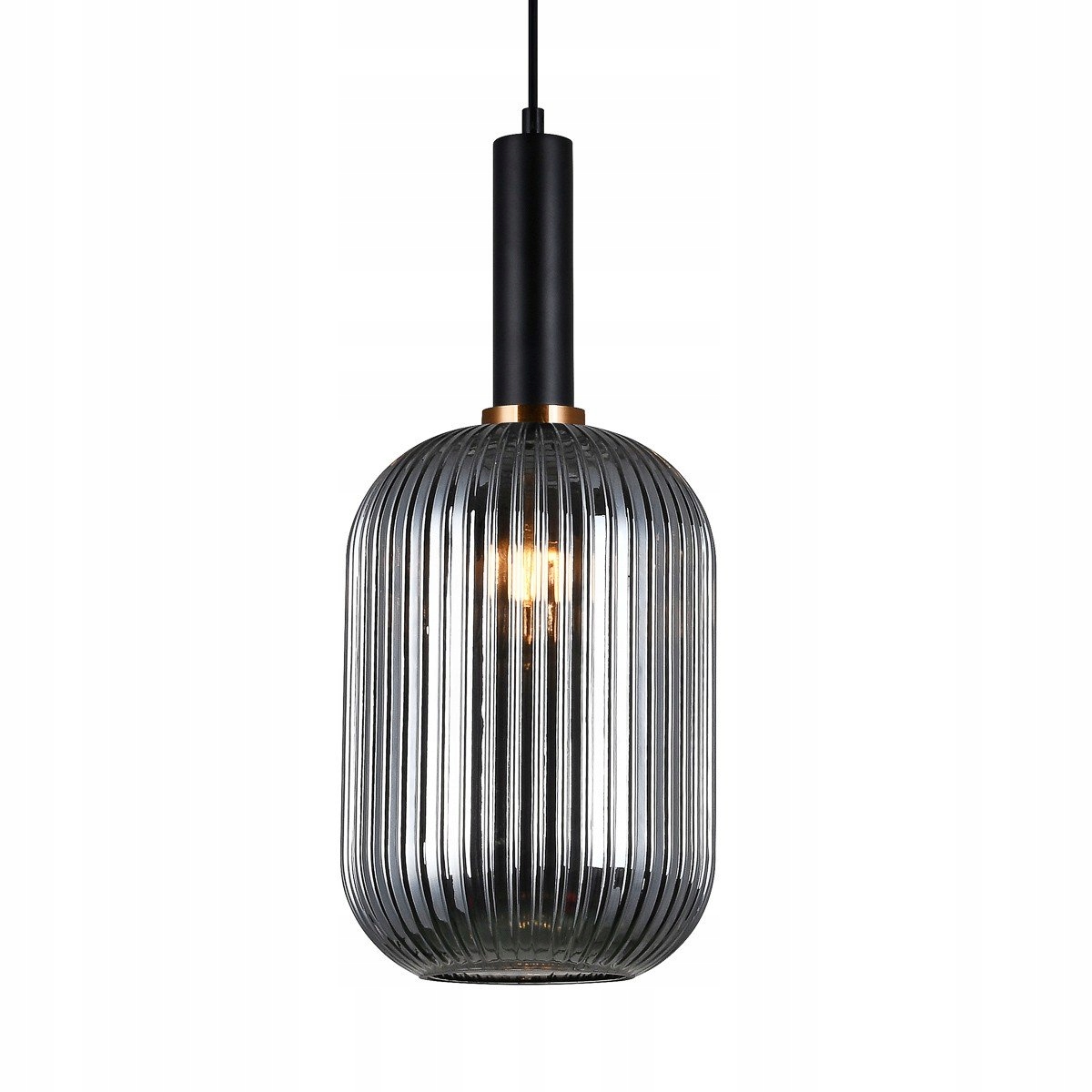 Závesná lampa Antiola čierna Luxusný štýl Italux
