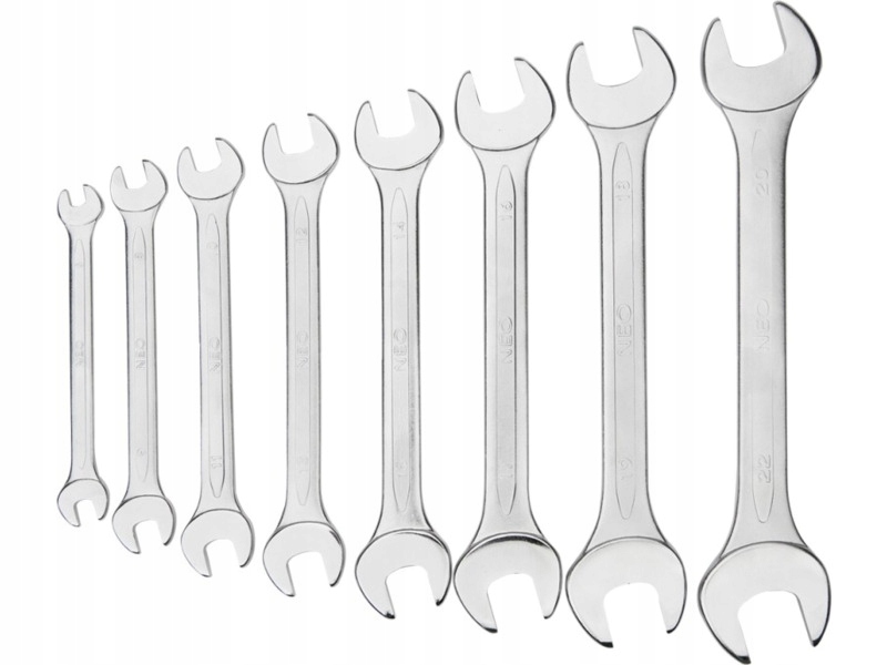 Zestaw kluczy płaskich Neo dwustronne 6-22 mm 09-851 (8 elementów)