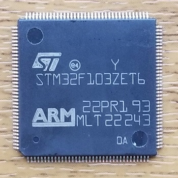 STM32F103ZET6 mikrokontroler Arm 32bit, 512kB, 64kB, 72MHz, LQFP144