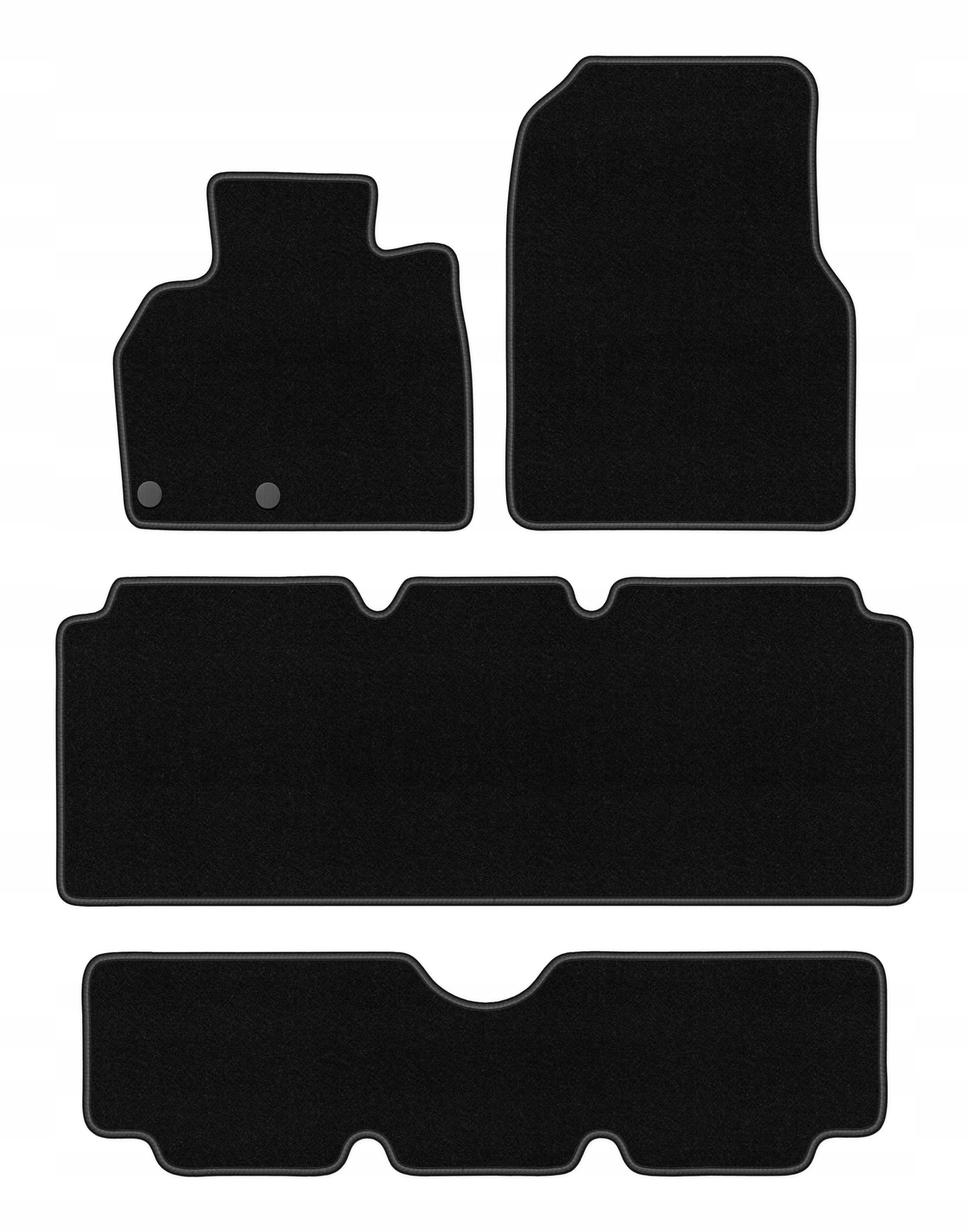 Dywaniki welurowe Basic do: Renault Espace IV 7 osób (2002-2012)