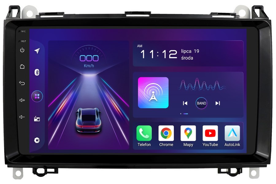 Rádio Navigácia Android Mercedes Benz W906 Sprinter 8/256GB Dsp Carplay Lte