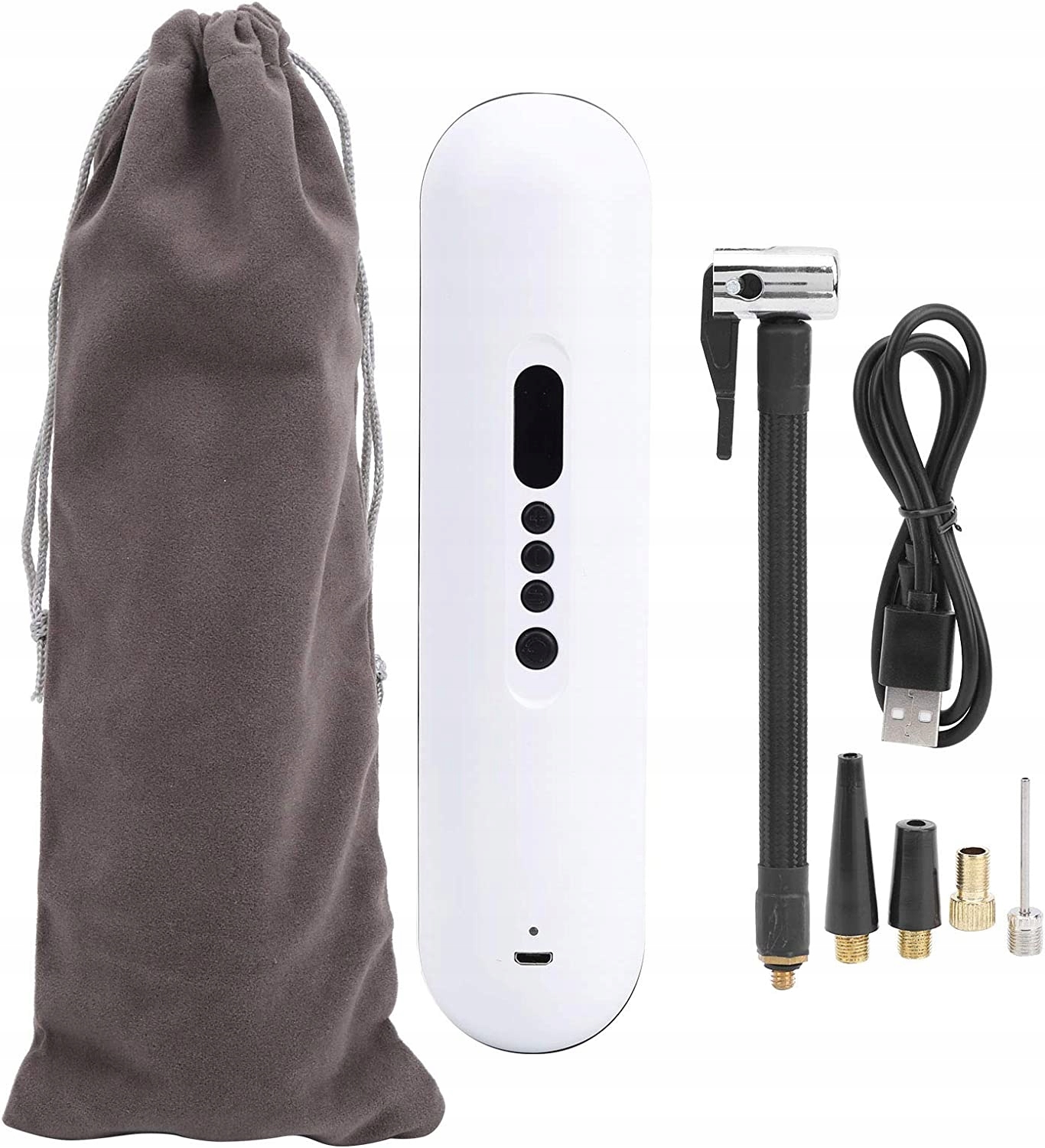 Nadmuchiwacz opon rowerowych pompka elektryczna 2,