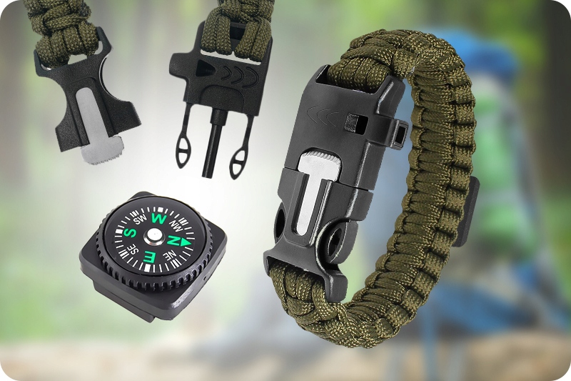 TURYSTYCZNY POWER BANK 16000mAh INDUKCYJNY PANELAMI SOLARNYMI+BRANSOLETKA Wysokość panelu solarnego 16.5 cm