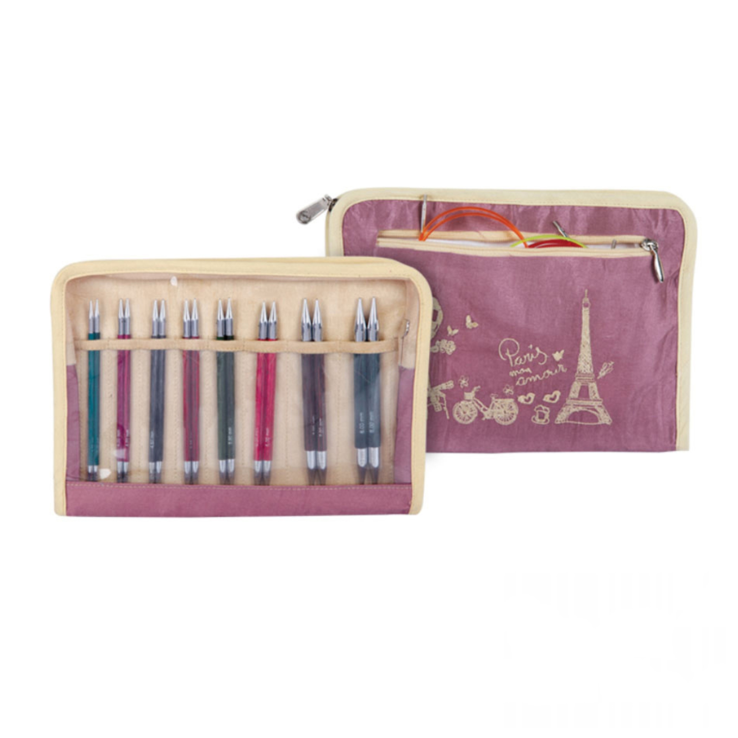 Sada Knitpro výměnné dřevěné dráty Deluxe