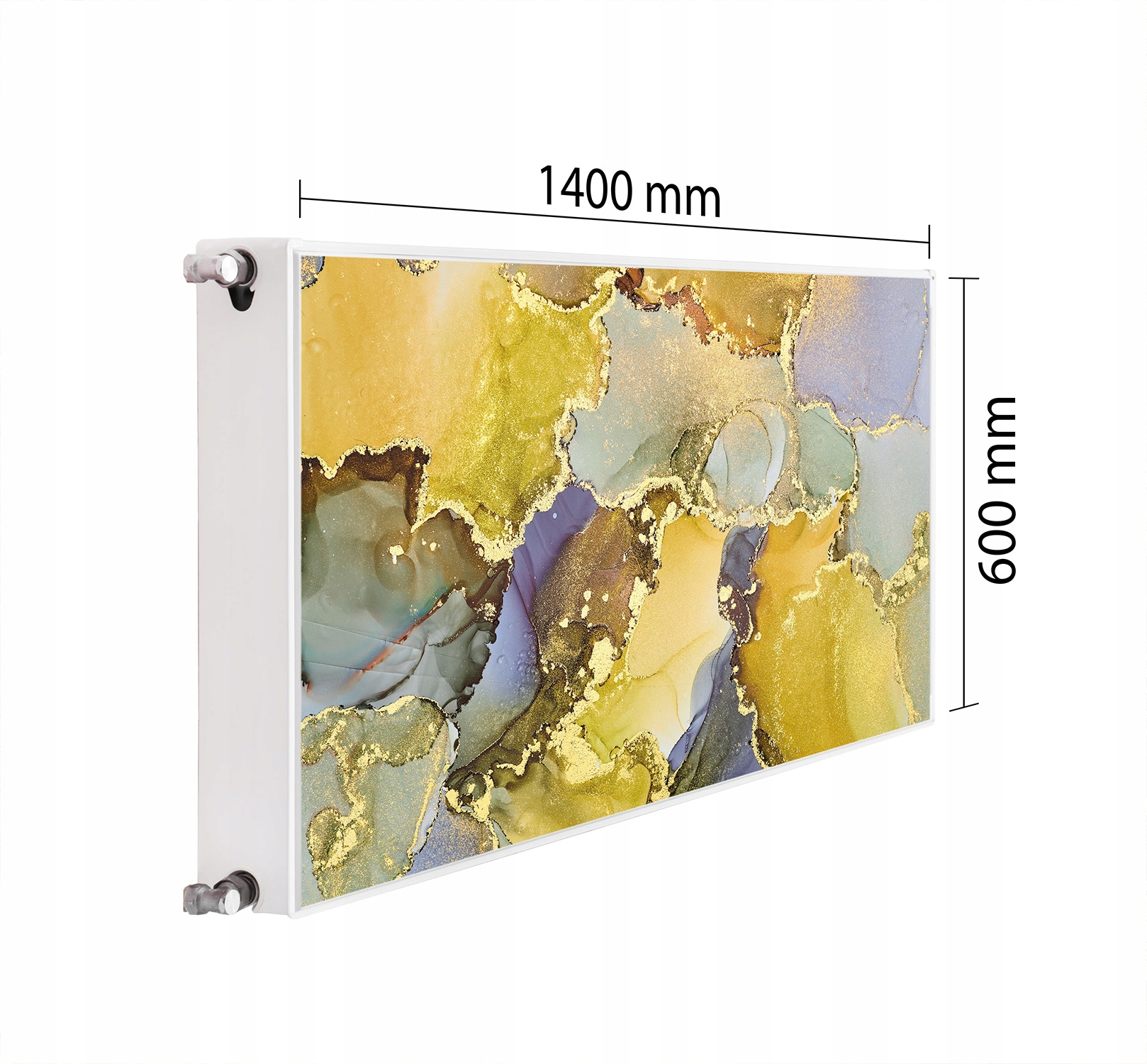 MASKOWNICA MAGNETYCZNA NA KALORYFER 140x60 MARMUR MATA MAGNES