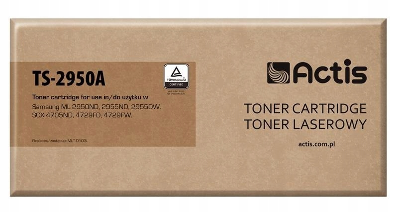 Actis TS-2950A Toner (zamiennik Samsung MLT-D103L; Standard; 2500 stron; cz