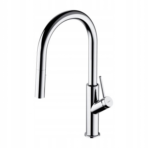Omnires Bend Bateria kuchenna z wyciąganą wylewką Chrom Cr BE6455CR