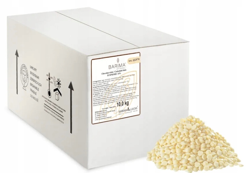 Czekolada Biała 24% Eco 10kg Barima