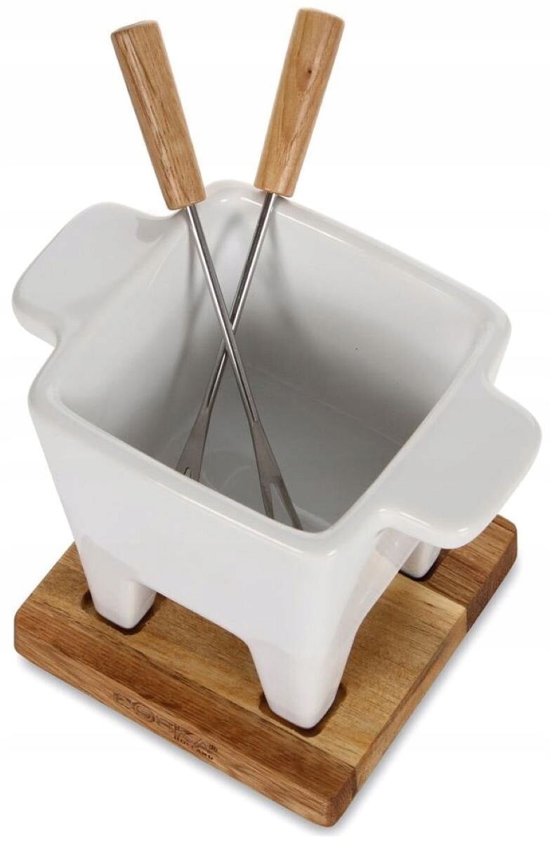 Zestaw do fondue BOSKA Tapas Biały Pojemność 0.2 l