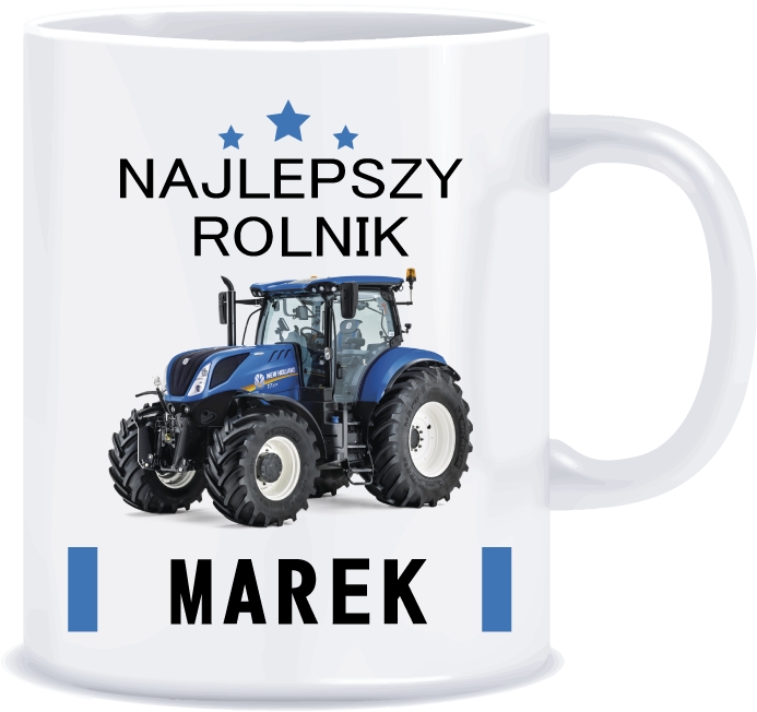 

Kubek ciągnik traktor Super Rolnik + Imię Rolnika
