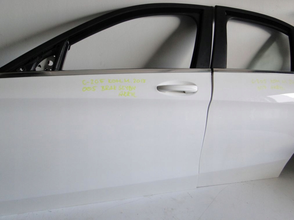 MERCEDES C KLASA W 205 DRZWI LEWE PRZÓD TYŁ AKRYL Typ samochodu Samochody osobowe