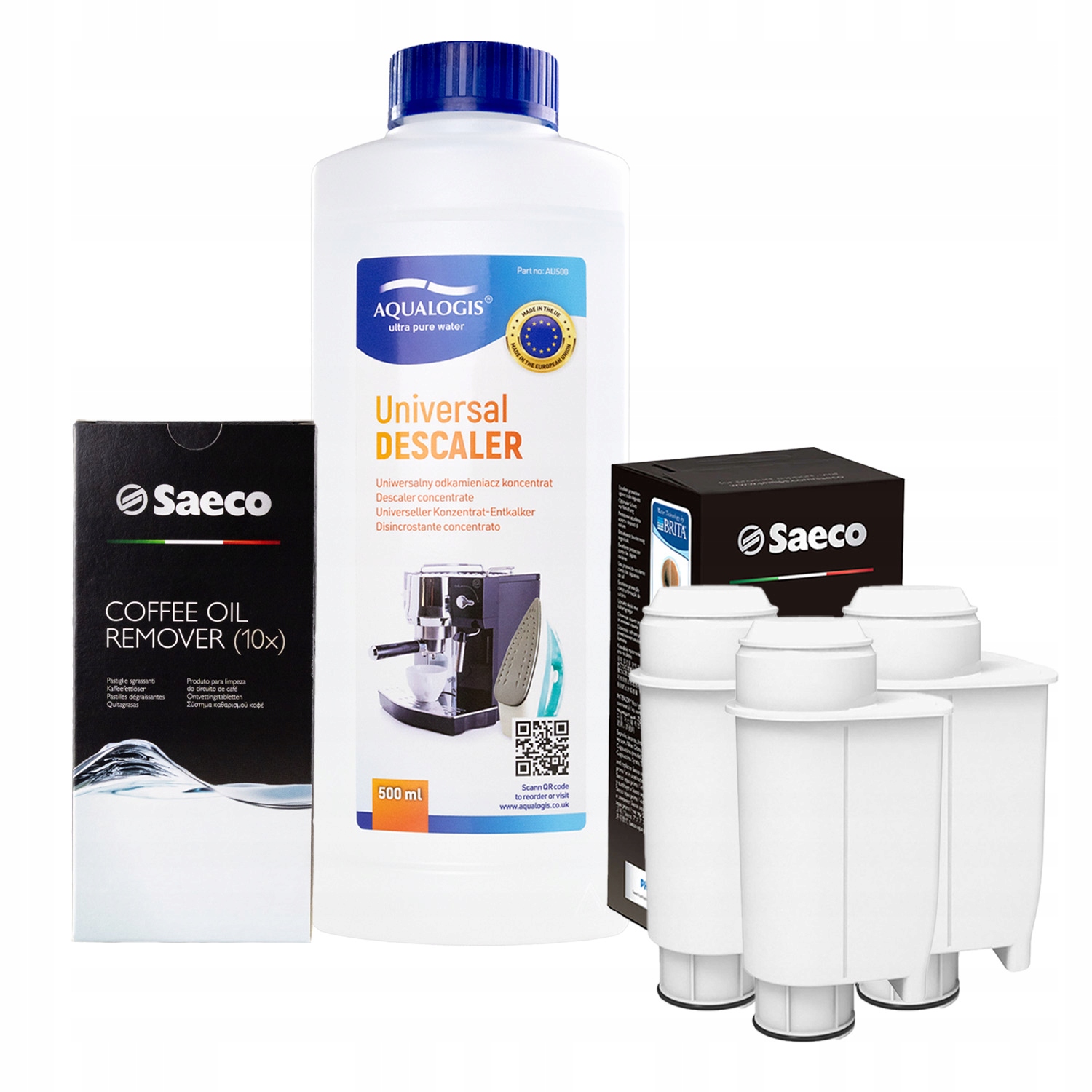 Sada Gaggia -Intenza+ CA6702 3ks, Odvápňovač 500 ml, CA6705/60