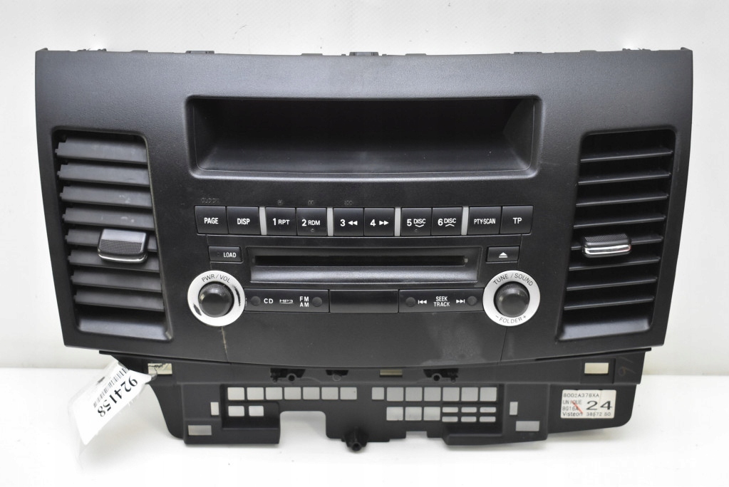 RADIO PANEL RADIA CD MP3 MITSUBISHI LANCER 8 VIII 07-11