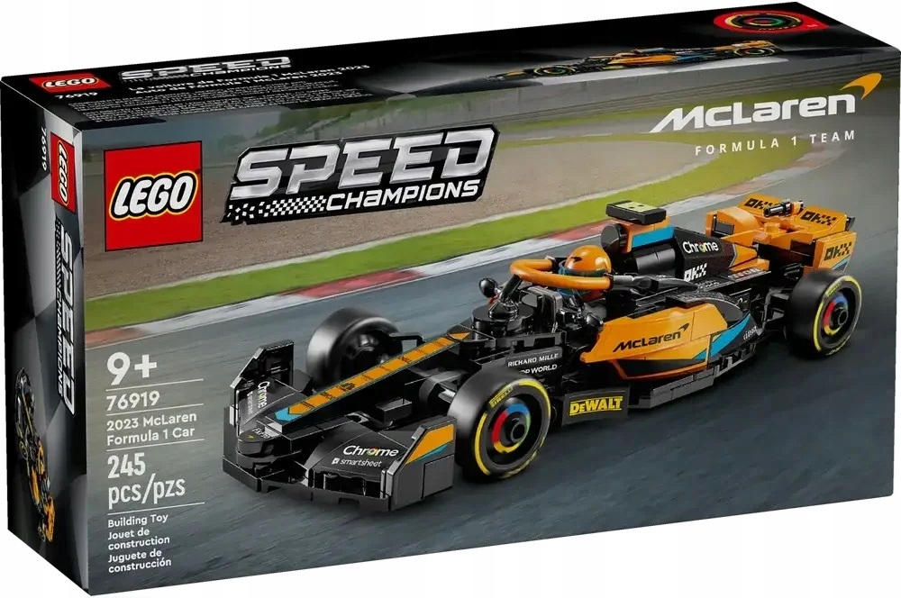 LEGO SPEED CHAMPION 76919 SAMOCHÓD WYŚCIGOWY MCLAREN FORMUŁA 1 NOWY