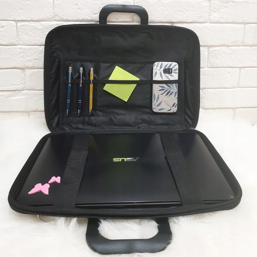 TORBA NA LAPTOPA RÓŻOWA DELL TOSHIBA 15 CALI SKÓRZANA AKTÓWKA Z RĄCZKĄ Kod producenta KA56