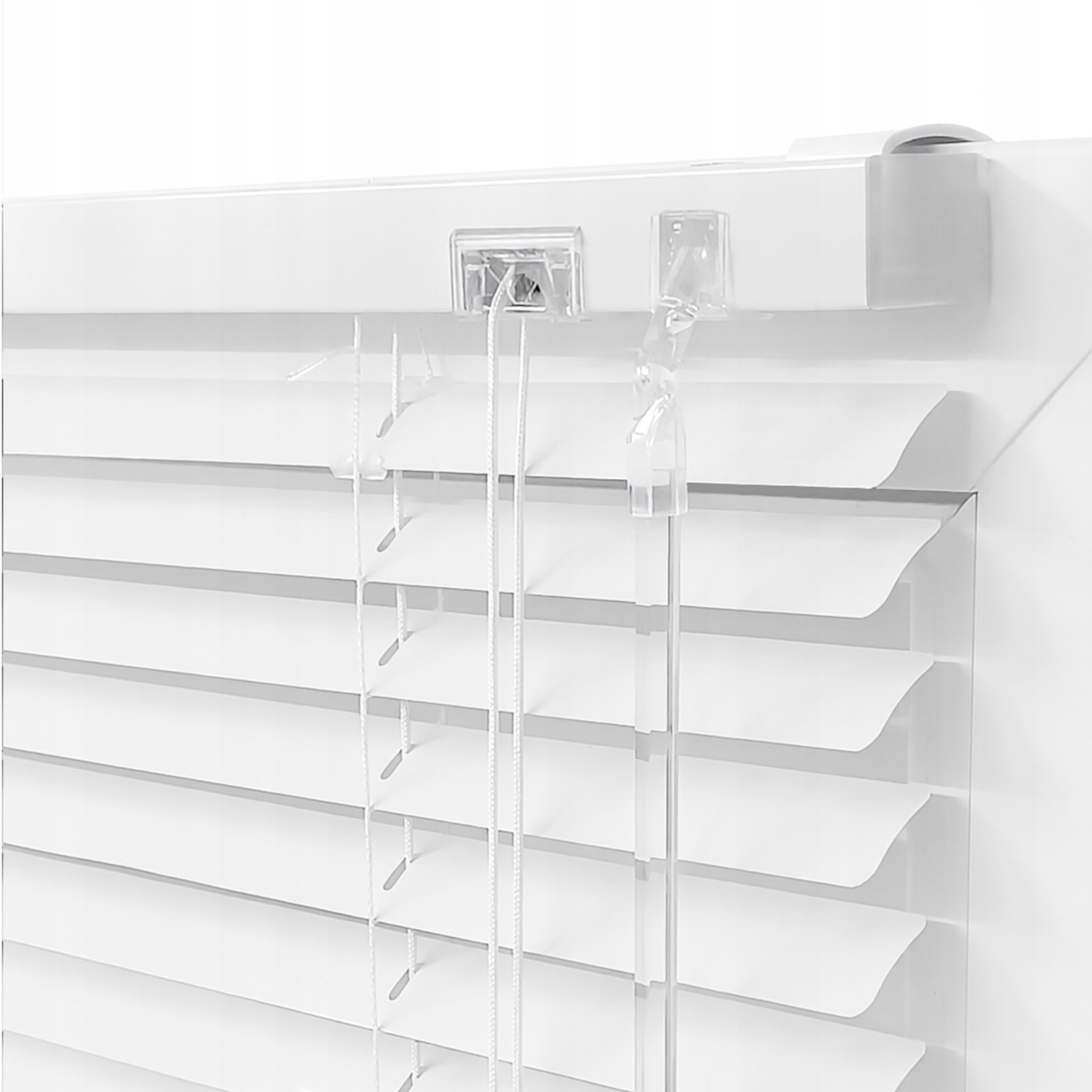 Aluminiová horizontální žaluzie 25 mm hotová roleta Bílá na míru 110 x 130 cm