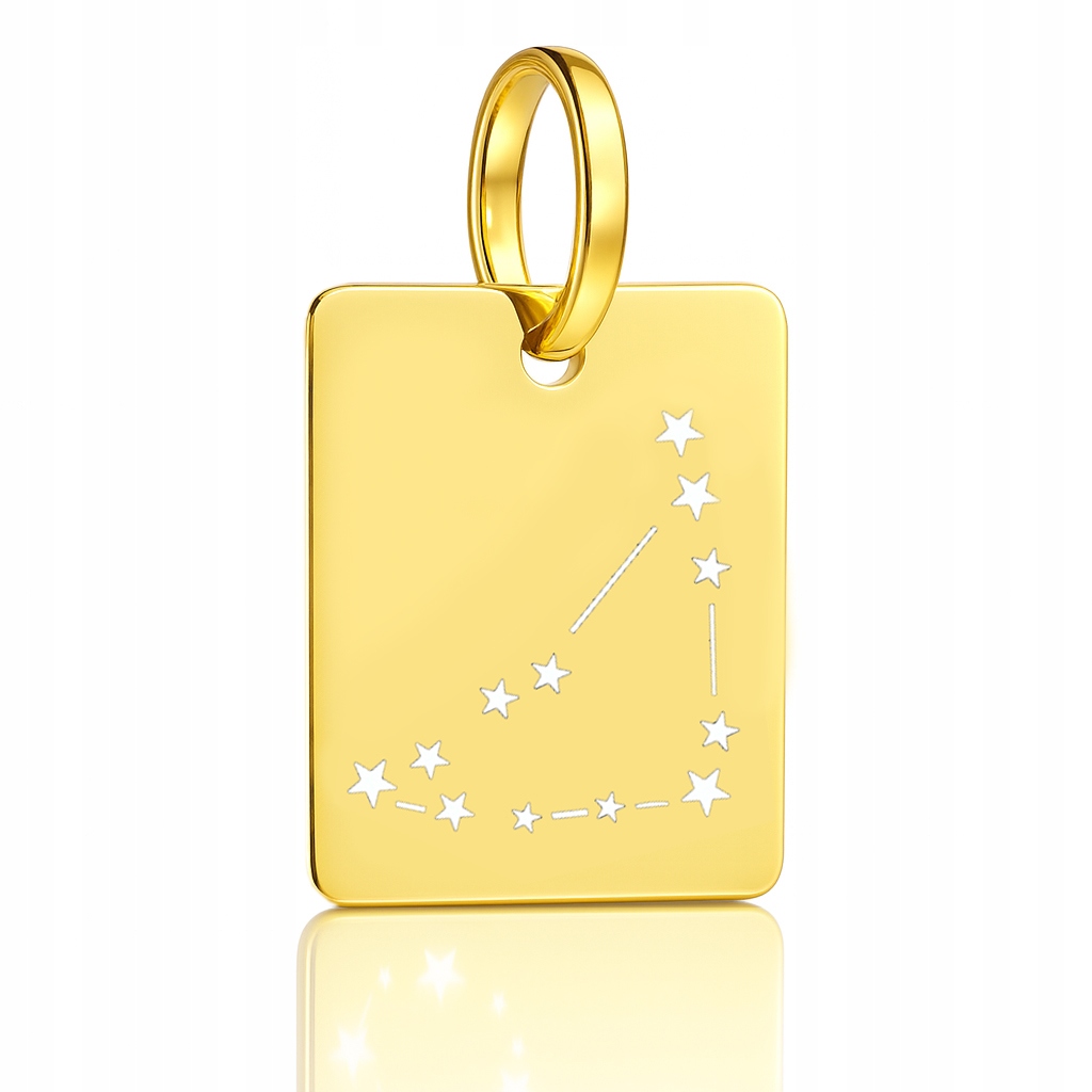 Zlatý plech Kozoroh Systém Hvězd Souhvězdí PR.585 Znamení Zvěrokruhu