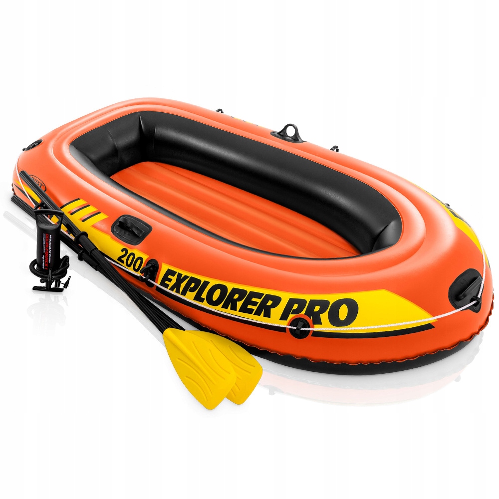 PONTON Explorer Pro 200 WIOSŁA POMPKA Intex 58357 Dopuszczalne obciążenie 120 kg