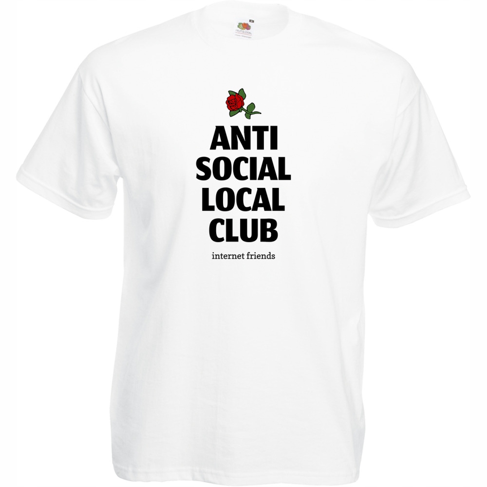 

Koszulka anti social local club L biała
