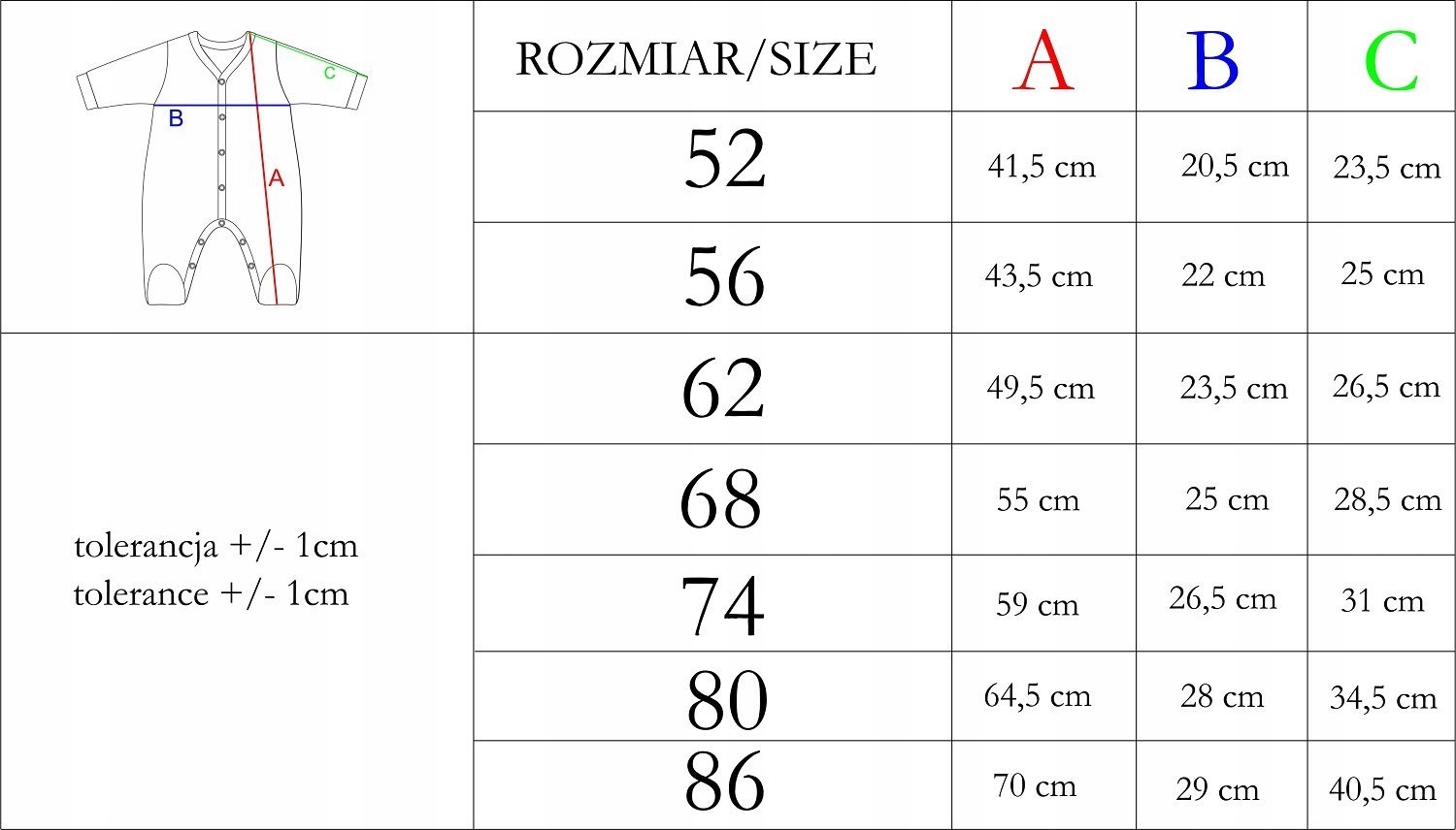 Pajac niemowlęcy dla dziewczynki Nicol Bibi 62 Płeć dziewczynki