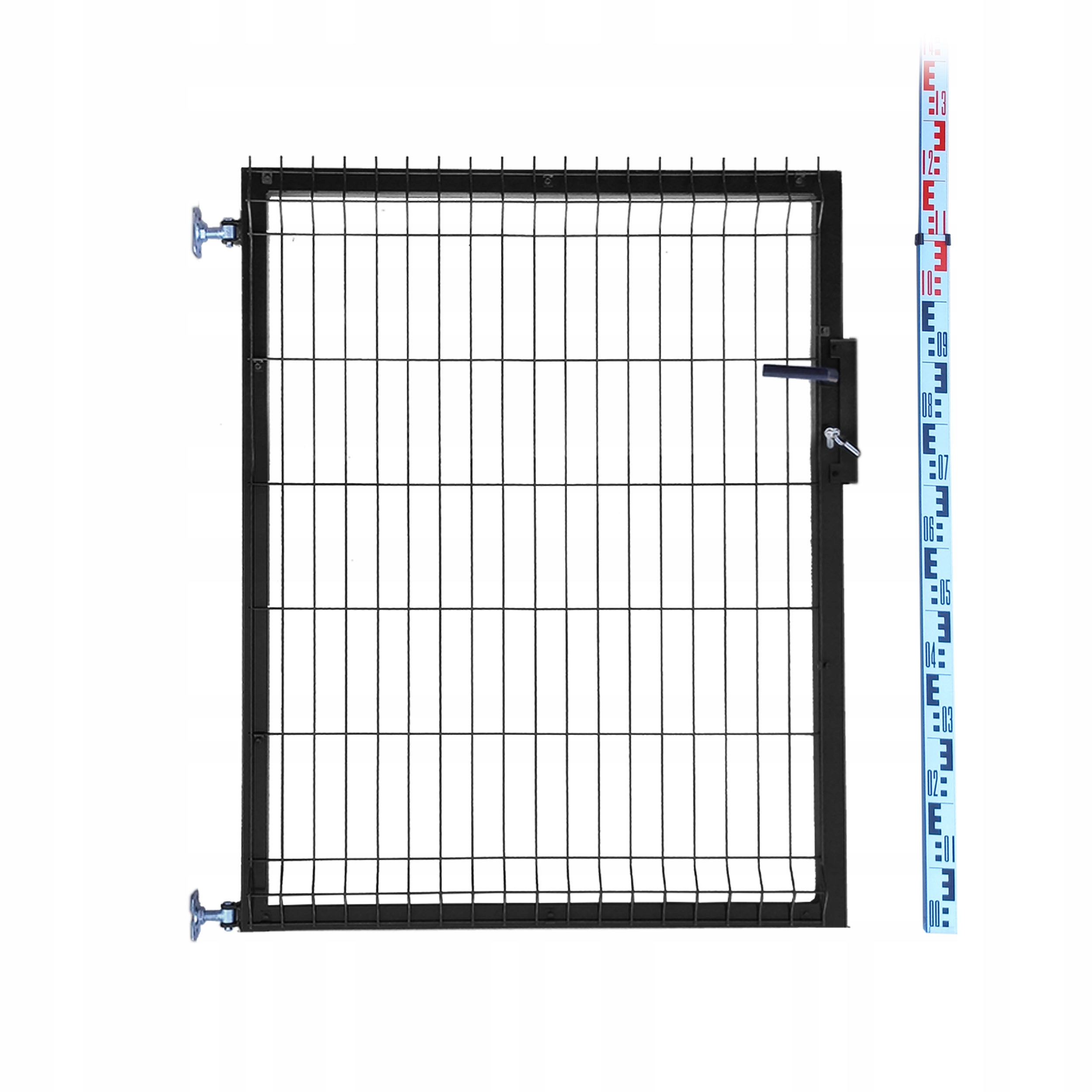 Branka 120 cm černá Panelová RAL9005 plotová 123 cm