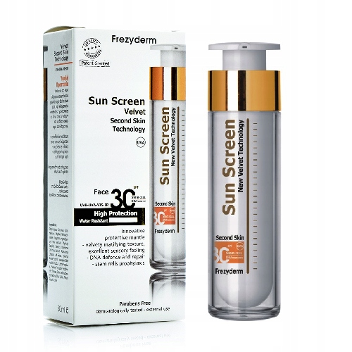 Frezyderm Sun Screen Velvet Face Spf 30 50 ml