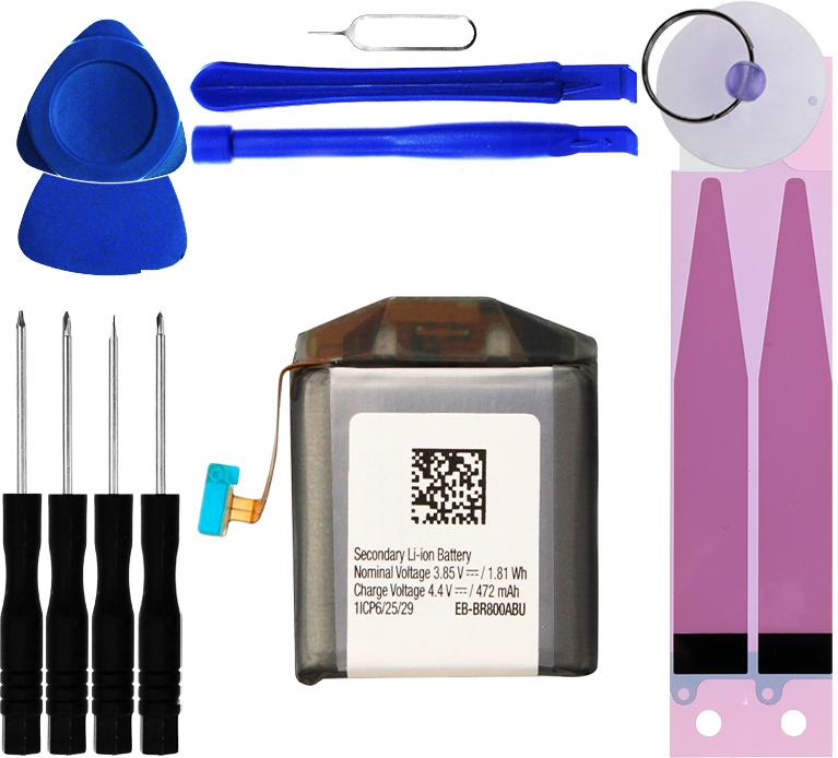 Nová batéria EB-BR800ABU 472 mAh pre hodinky Samsung Galaxy Gear S4 46 mm