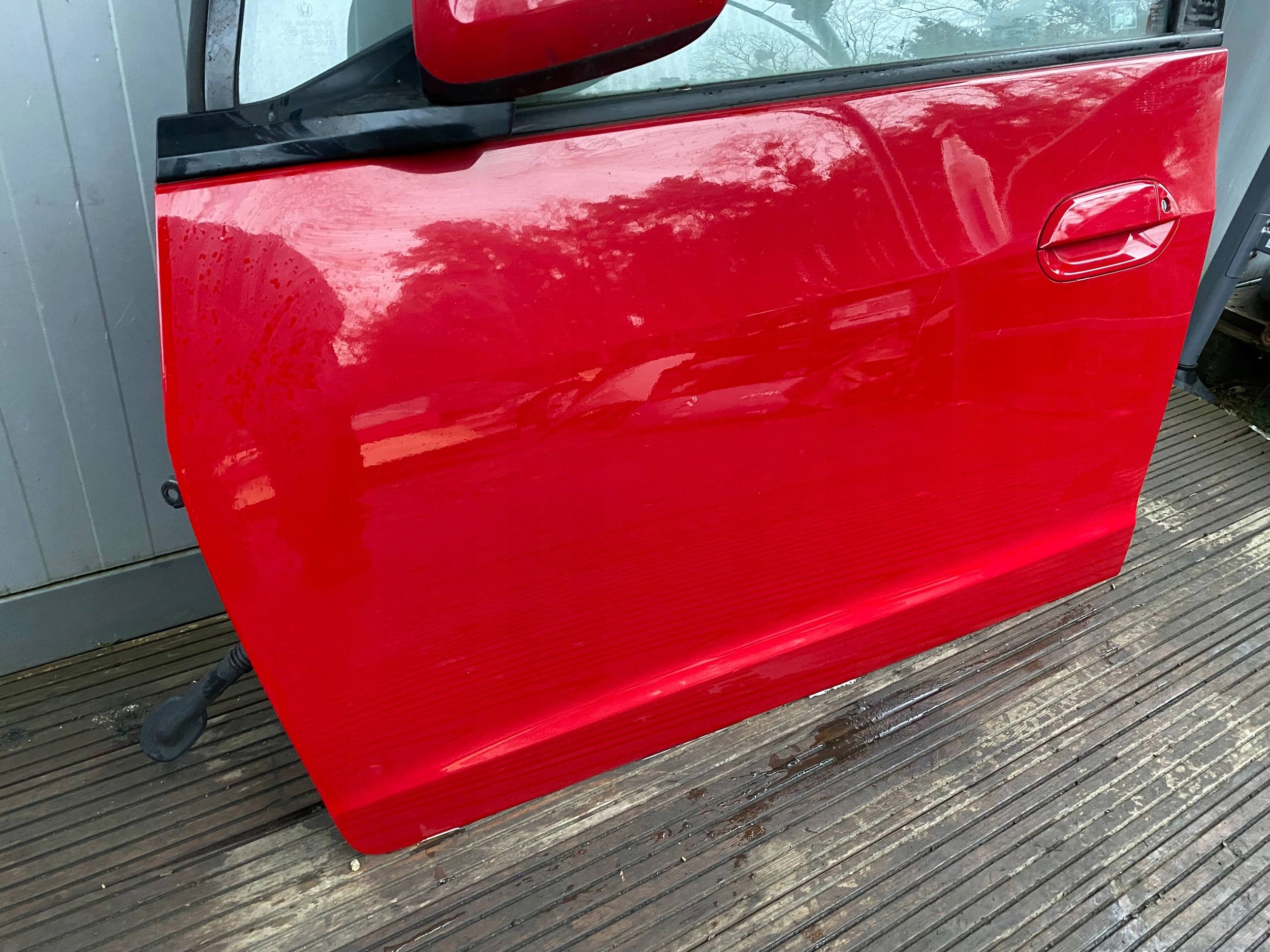 HONDA INSIGHT II complete door left front front red R81