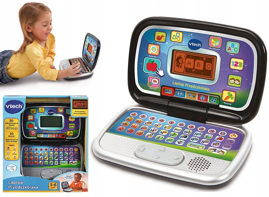 LAPTOP PRZEDSZKOLAKA Komputerek dziecięcy VTech POLSKA WERSJA!