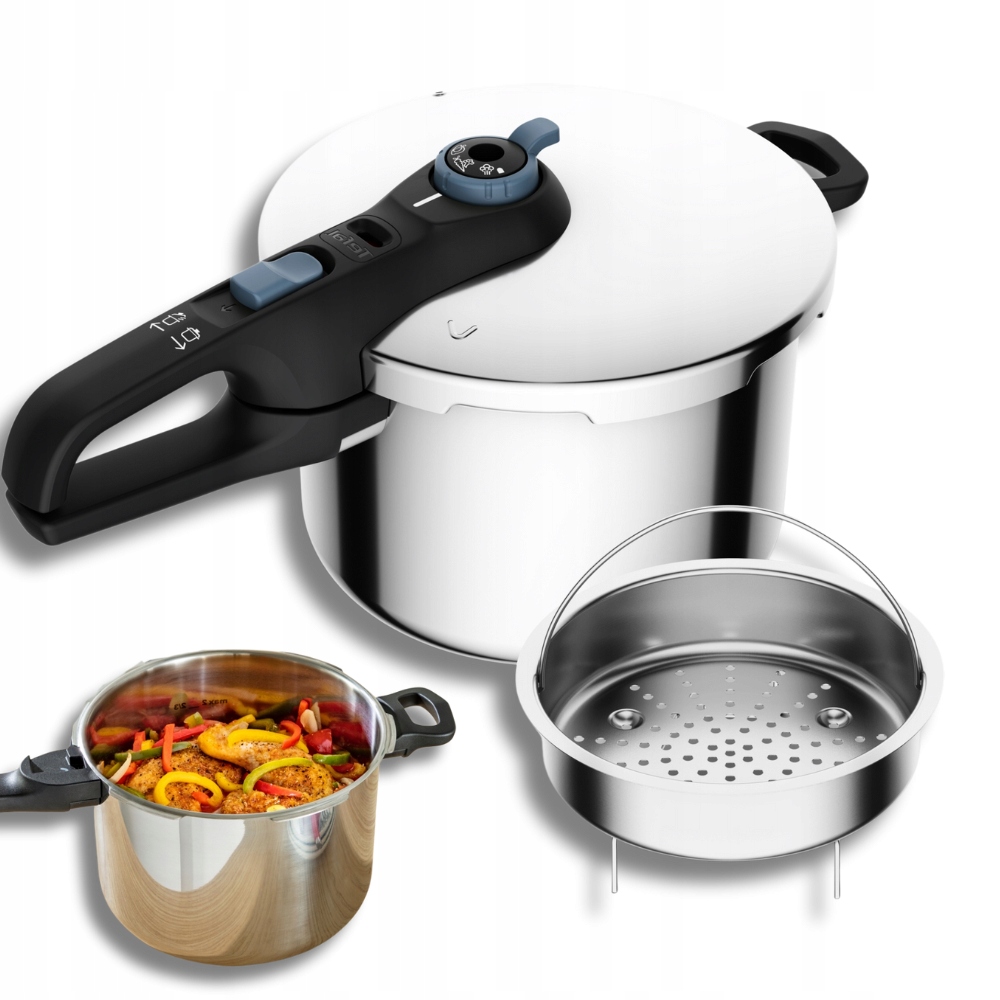Tlakový Hrnec Tefal 6L z nerezové oceli Indukce