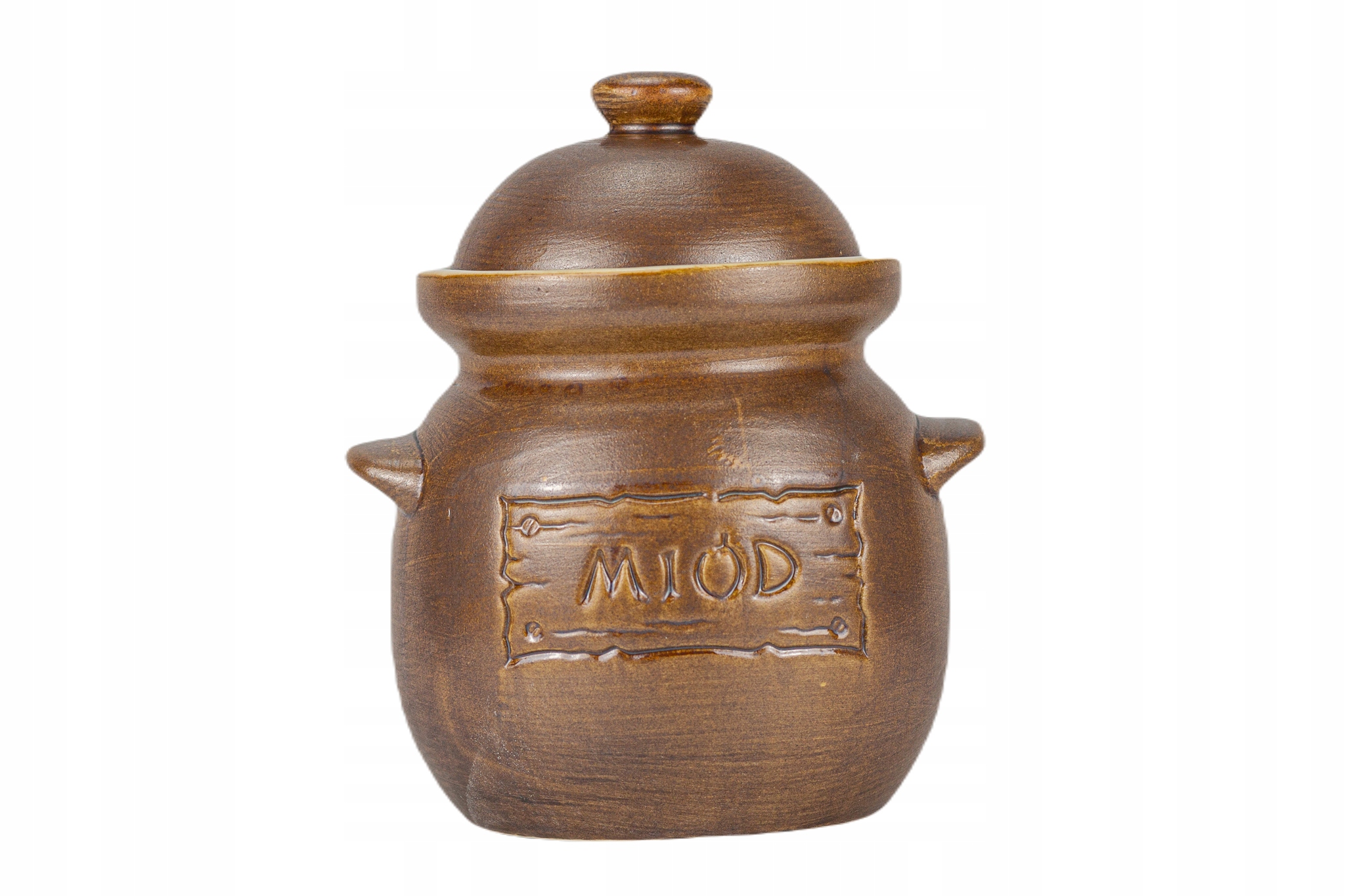 ceramiczny pojemnik kamionka 1l Miód Kołda Będzin