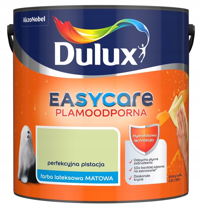 

Farba Dulux Easycare perfekcyjna pistacja, 2.5l
