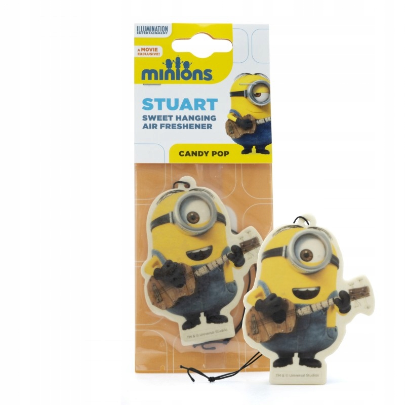 Zapach samochodowy Minionki Stuart Candy Pop