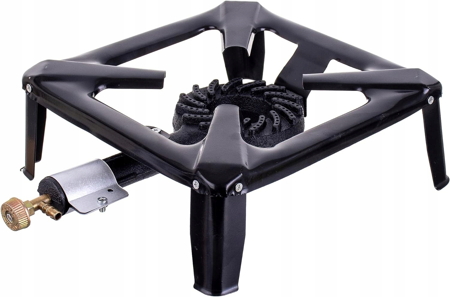 Plynový Hořák Litinová Stolička Sporák 40x40cm 8kW Set Hadice Reduktor