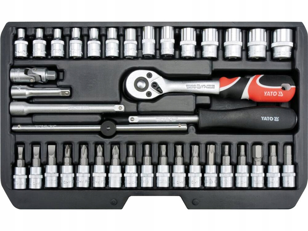 Yato Zestaw Narzędziowy 1/4" Grzechotka Nasadowe Bity 38 El YT-14471