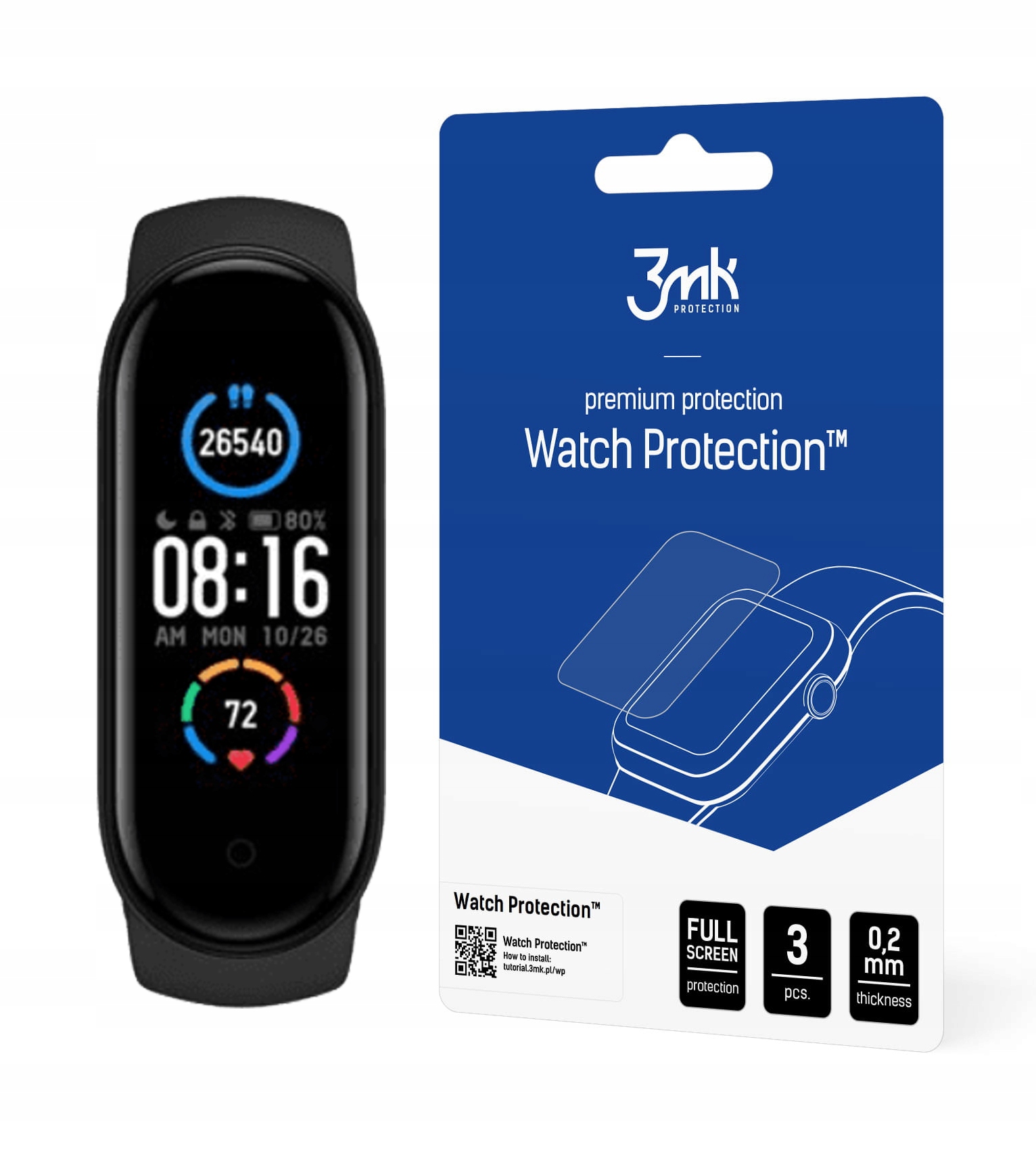 

3MK Folia Arc do Xiaomi Mi Band 4 Watch