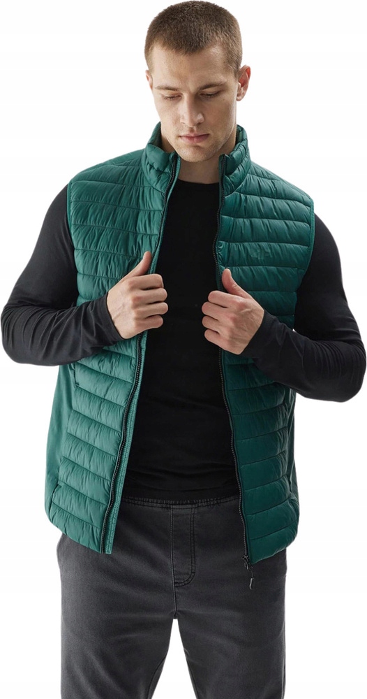 Pánská vesta 4F M062 Zelená 4FAW23TVESM062 41S vel. L