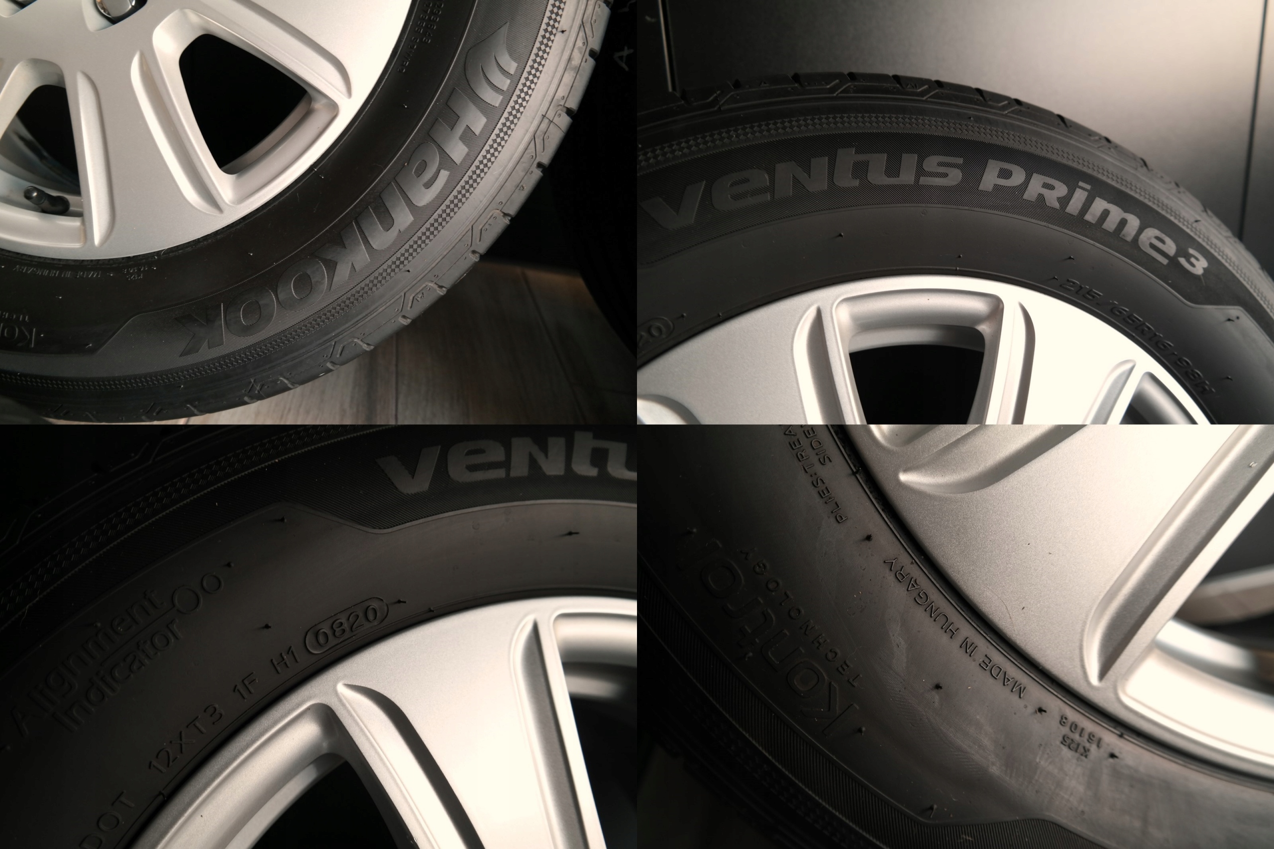 JAK NOWE 16'' Audi Q3 215/65 R16 Hankook 2020 LATO Idealne Oryginał Wzór siedmioramienne