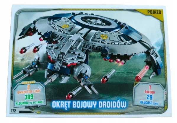 Karta Lego Star Wars Seria 2 Numer 172