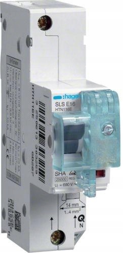 Selektivní nadproudový spínač 1P, E, 16A HTN116E