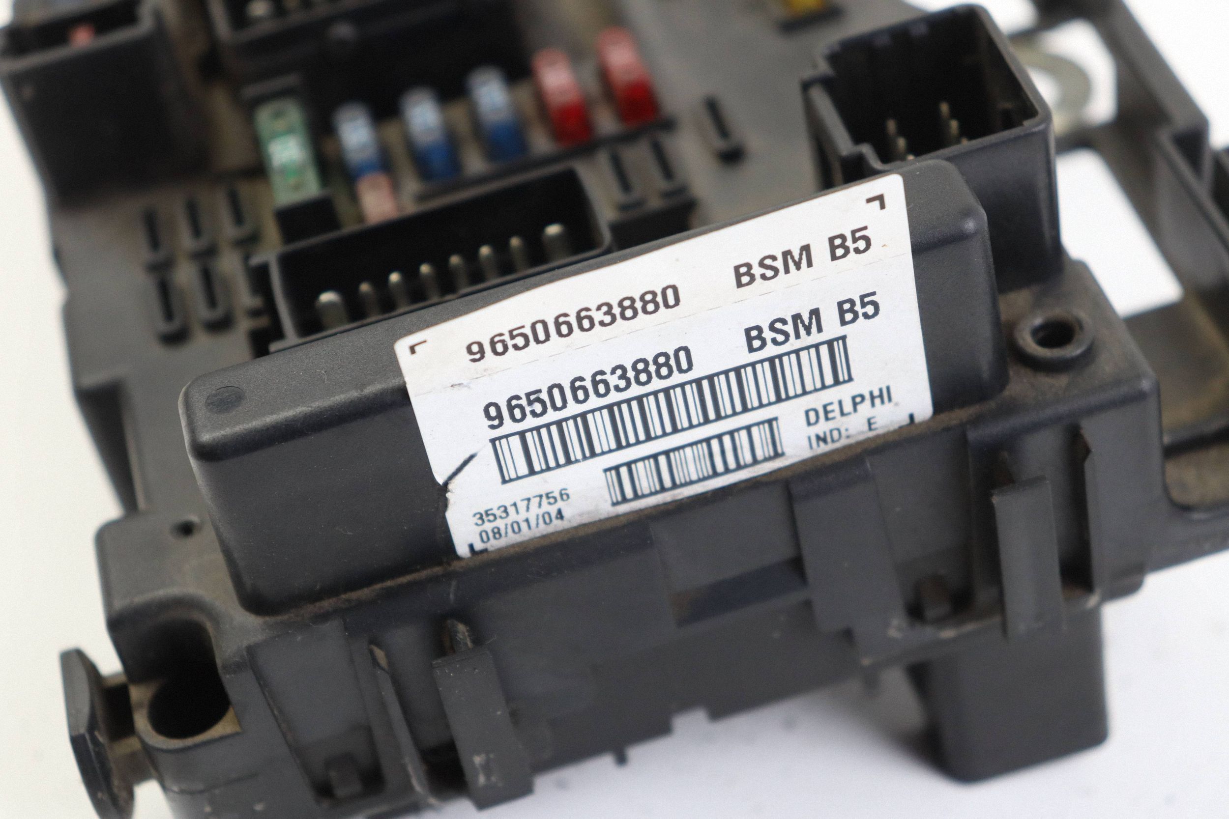 CITROEN PEUGEOT module boîte unité de commande électronique uce BSM 9650663880
