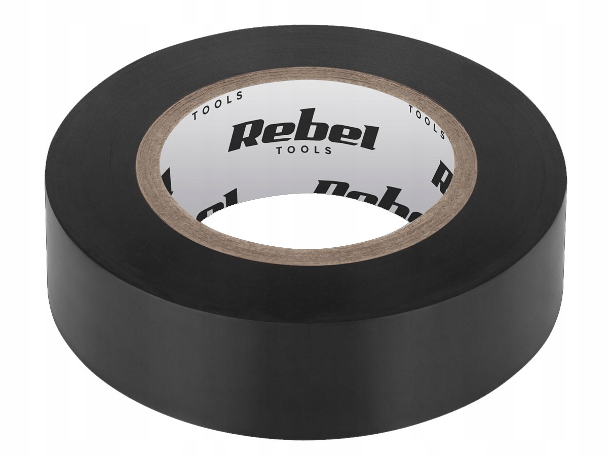 

Taśma izolacyjna klejąca Rebel 19mm x 20m czarna